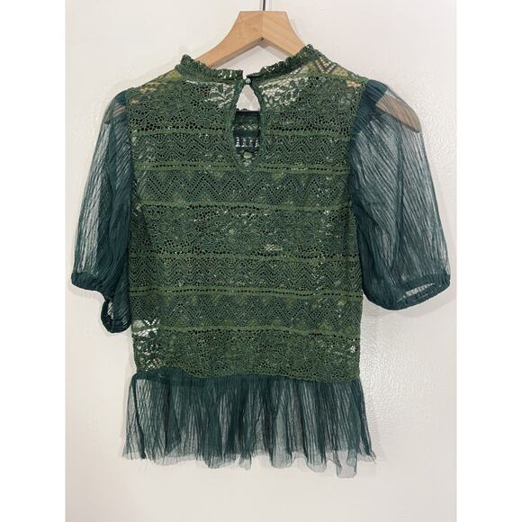 Fairy Grunge Whimsigoth Goblincore Victorian Edwardian Romantic Top M Ethereal - Picture 2 of 14